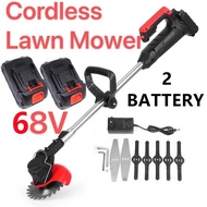 HOB 68v 48v Electric Lawn Mower Cordless Weeder Garden Pruning Tool Grass Trimmer Brush Cutter