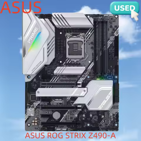ASUS ROG STRIX Z490-A LGA 1200 (Intel 10th Gen) Z490 SATA 6Gb/s ATX Intel Motherboard