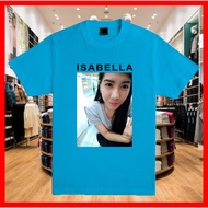 Printing T Shirt/ Cetak Baju dengan Gambar dan Nama Sendiri/ Turquoise Cotton T Shirt Biru