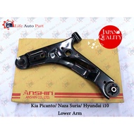Anshin Japan Front Lower Arm Kia Picanto / Naza Suria / Hyundai i10 -(HEAD USING CLIP)