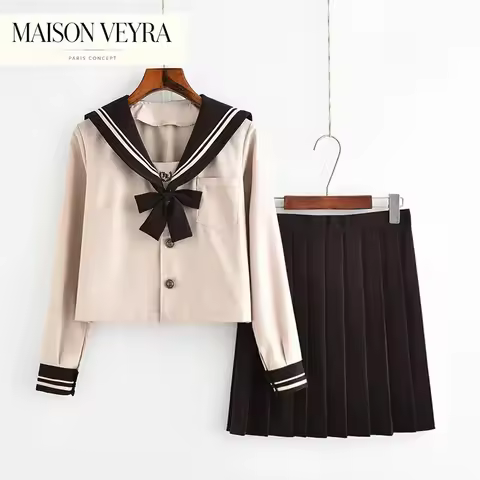 Japanese and Korean Student Uniforms JK Uniforms Anime Cosplay Class Sailor Cyanosis Women Fashion S