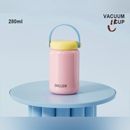 Tumbler Diller Mini Handle 200ml Stainless SUS 316 / Botol Tumbler Mini Diller / Tumbler Viral Lucu