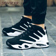 FCSOVIKER Mens Sports Shoes Mens Air Cushion Basketball Shoes Men Outdoor Running Shoes Men Lace-up 