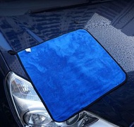 全城熱賣 - 清潔抹布,浴室抹手巾,吸水毛巾,[灰藍/40*40cm] 加厚微纖維抹布 洗車抹車必備吸水布 #SKY