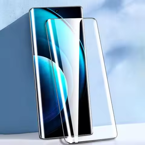 3D Full Glue Curved Original Tempered Glass For Vivo X100 Screen Protector film For S18 V30 V27 V40 
