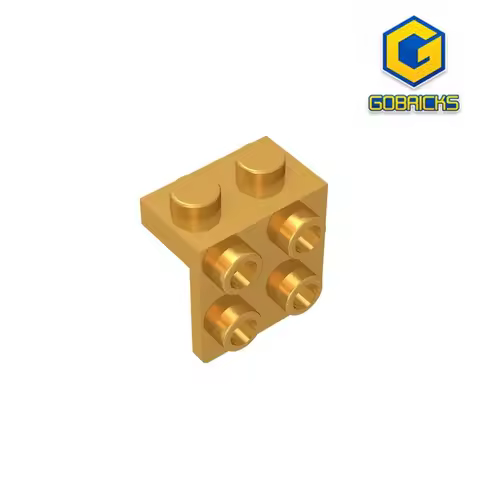 Gobricks GDS-641 ANGLE PLATE 1X2 / 2X2 compatible with lego 44728 21712 92411 children's DIY Educati