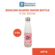 Personalised Bowling Shaped Water Bottle 17oz 1Pc (Photo Gifts) [e-voucher] [Photobook Singapore]