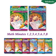 Book - Math Minutes - 1,2,3,4,5,6,7,8 - Beautiful laser printing