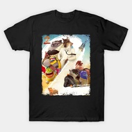 The Bad Guys2 T-shirt Baju Movie Animation 100%Cotton Summer Short Sleeve Lelaki & Wanita Tee3