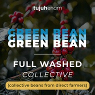 Green Bean Arabica - Full Washed Collective 76 Garut West Java | Gb Raw Seeds From Sorting Wash | Co