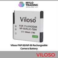 Viloso FNP-50/NP-50 Rechargeable Camera Battery for Fujifilm FinePix F100fd F200EXR F60fd F50fd F70E