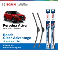 Bosch Clear Advantage U Hook Wiper Set for Perodua Ativa (21"/14") BCA