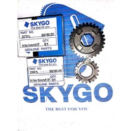 ♞,♘,♙SKYGO 3RD GEAR MAINSHAFT 20T AND 3RD GEAR COUNTERSHAFT 29T/28T GENUINE 100% ORIGINAL.