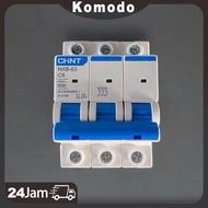 MCB Chint MCB 3 Pass 3 Phase 3P 6KA NXB-63 AC220V-480V Contactor 3 Phase 10A 40A Ampere