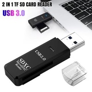 **包郵** OTG 讀卡器 TF SD USB 3.0 Micro SD 卡轉 USB 轉接器智慧卡 二合一 讀卡器 UA0138