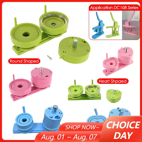 25/32/37/44/58/75mm Badge Maker Molds DIY Button Badge Maker Press Machine Interchangeable Die Mould