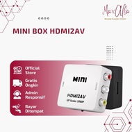 HDMI TO AV RCA Converter Adaptor Mini Box HDMI2AV / Mini HDMI2AV