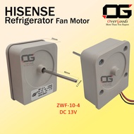 Hisense DC13V Refrigerator Fan Motor 3 Wire ZWF-10-4 Fridge Refrigerator Peti Sejuk Fan Motor DC 13V