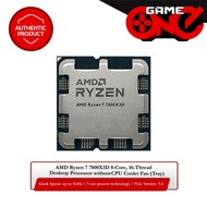 AMD Ryzen 7 7800X3D 8-Core 16-Thread Desktop Processor without Fan (Tray)