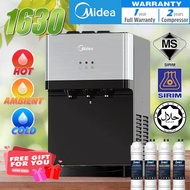 Penapis Air Midea Alkaline Water Dispenser Hot Normal Cold Model: MIDEA 1630 / 1631 With 4 Halal Wat