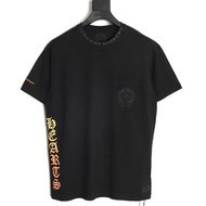 Chrome Hearts Chrome Hearts Chrome Hearts Yellow Sanskrit Printed Short-Sleeved T-Shirt