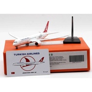 ของขวัญเครื่องบินสะสมโลหะผสม EW4789009A JC Wings 1:400 เครื่องบินเที่ยวบินตุรกี Boeing B787-9 โมเดลเ