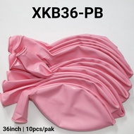 XKB36-PB Latex balloon 36 inch 90 cm 10 jumbo matte thick pink (Round Macaron Latex Balloon) papaya 