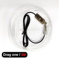 SEAMETAL 3M Car Interior Light Atmosphere Ambient Light DIY Flexible Ambient Light USB Party Diode