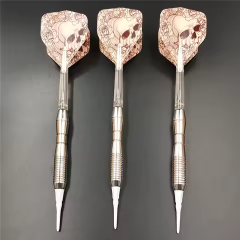 Fox Smiling 3pcs Professional Electronic Soft Tip Darts 17g 146mm Darts With Nylon Alloy Shaft