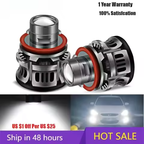 Super Power 50W Laser Fog Lamp LED Bulb 9005 9006 H8 H9 H11 for Car Driving Running Light Auto Headl