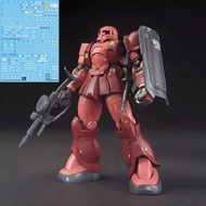 Gto 015 Hg 1/144 Ms-05 สีแดงเก่า Zaku Char Aznable เฉพาะเครื่องประกอบชุดตัวเลขการกระทําเดสก์ท็อปเครื