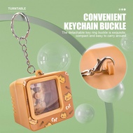 1PC Mini Machine with Keychain, Mini Automobile Keychains Handheld Mini Spinning Wheel Lottery Game 