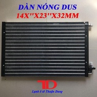 Dàn nóng Dus 14x23 inch 36x59cm dày 32mm - Vật Tư Điện Lạnh Ô Tô Thuận Dung