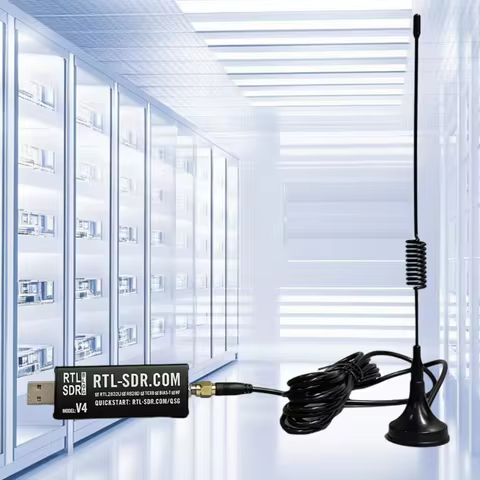 Qin Min SDR V4 Software Defined Radio Receiver RTL-SDR V4 RTL2832U 1PPM TCXO HF BiasT SMA Software D