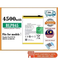 BSS Compatible For OnePlus 1+ Nord CE 5G Core Edition EB2101 EB2103 BLP845 Battery Bateri Replacemen