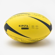 KIPSTA Kids' Rugby Ball R100 Initiation Light Size 3 - Yellow