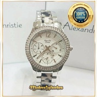 Jam Tangan ORI Wanita Alexandre Christie AC 2463 Merah Silver Purple