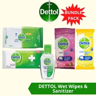 BUNDLE PACK, Dettol Wet Wipes & Sanitizer