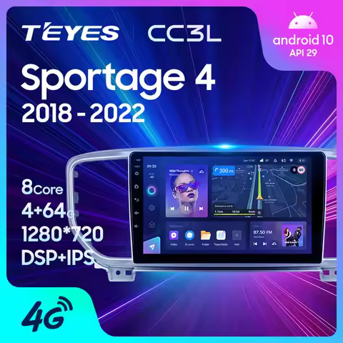 TEYES CC3L WIFI For Kia Sportage 4 QL 2018 - 2022 Car Radio Multimedia Video Player Navigation stere