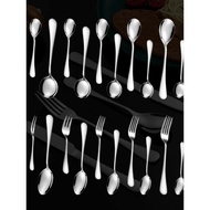 1010 Knife Fork Spoon Stainless Steel Spoon Eating Spoon Spoon Long Handle Western Food Knife Fork S