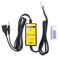6 + 6PIN Car Radio Digital USB MP3 Interface CD Changer Adapter wiPH 3.5mm AUX In Input for TOYOTA L