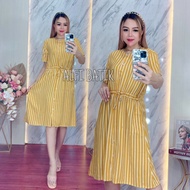 MODERN ARABIC DRESS | ANDIN ARABIC DRESS WITH STRIPED MOTIF | ZEMMA ARABIC DRESS