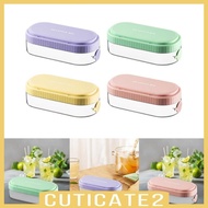 [Cuticate2] Ice Making Box Ice Cube Tray, Reusable Ice Ball Makers with Ice Storage Box for Kitchen