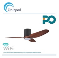 PO ECO Gust VSpec II 36" Ceiling Fan With LED Light &amp; WIFI