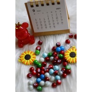 Round Glass Spacer Beads - 8mm