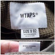 不設面交只可順豐到付罕有款式 made in Japan Wtaps waffle tee Size 02