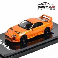 Hobby Japan Toyota SUPRA A80 JZA80 1:64 Scale Alloy Car Model Collectible Simulation Metal Toy for A