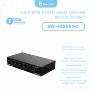 Ruijie RG-ES205GC Switch Smart Cloud Managed, Switching Capacity 10 Gbps & Forwarding 7.4 Mpps