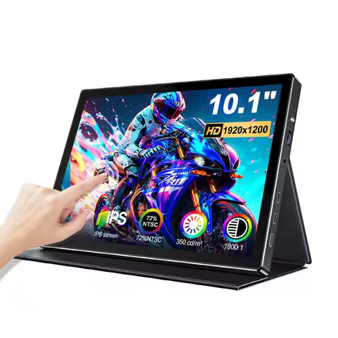HOWENS 10.1 Inch Portable Display 60Hz Resolution 1920*1200 TN Panel 520cd/㎡ Brightness 3ms Response