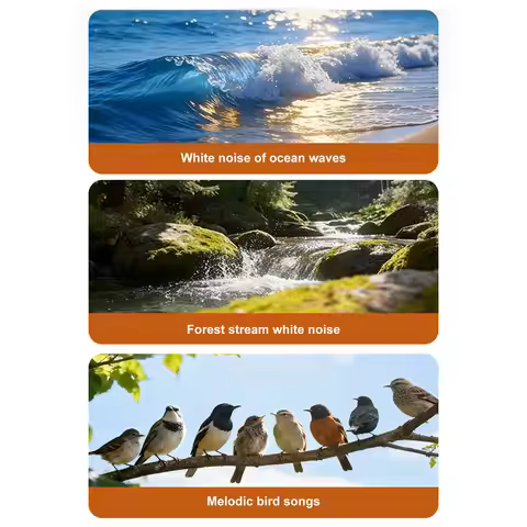 Bluetooth Pillow Speaker Wireless Sleep Music Player Under Pillow White Noise Machine 9D Stereo Time